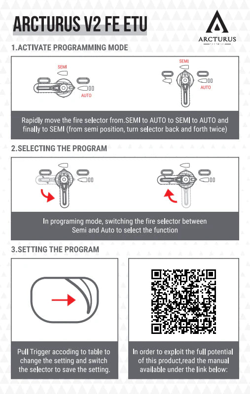 REPLICA ARCTURUS X CAT Versatile-10s AK AEG FE® AT-CAT-07-FE
