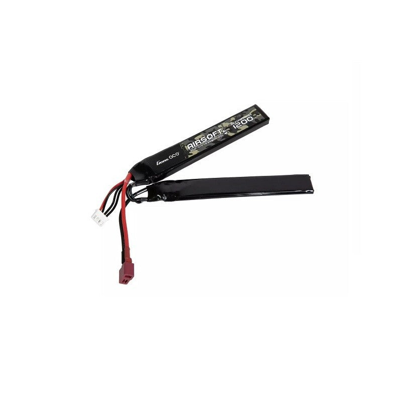Batería Gens ace 1200mAh 25C 11.1V Nunchuck 2X T-plug GEA12003S25D2