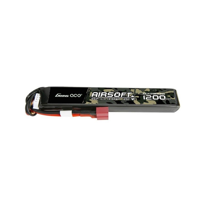 Batería Gens ace 1200mAh 25C 11.1V STICK T-plug GEA12003S25D