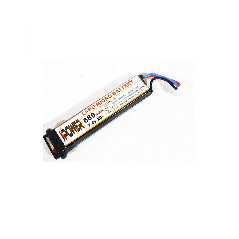 Batería iPower 7.4v 680mah 20C para PISTOLA ELÉCTRICA