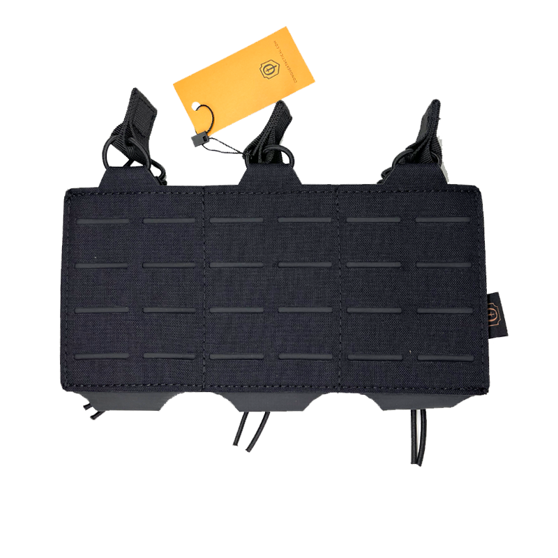 Conquer Triple Rifle Mag Pouch BK