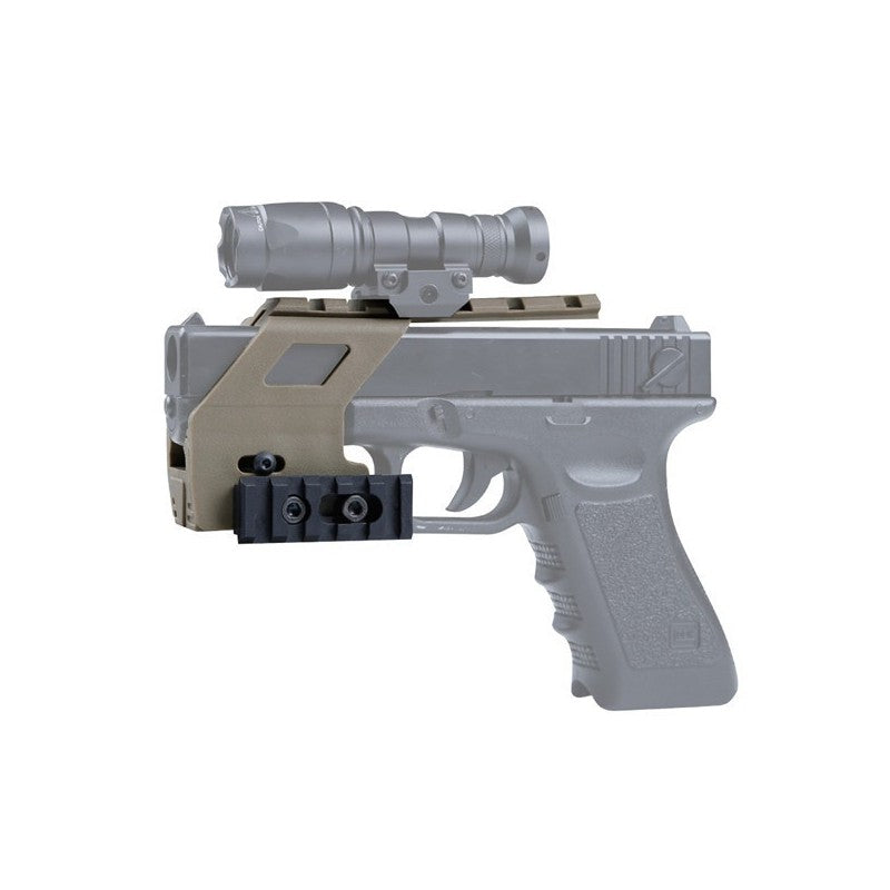 Kit táctico con RAÍL para G17,18,19 TAN GB-48-T