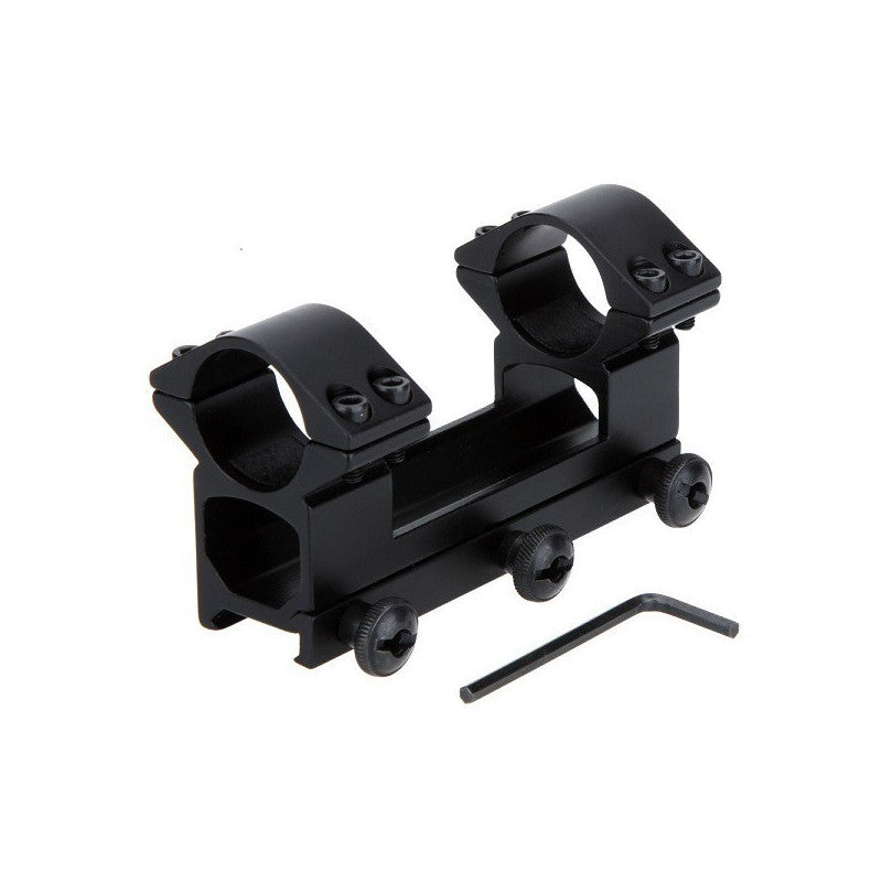 One piece rail mount simple negro