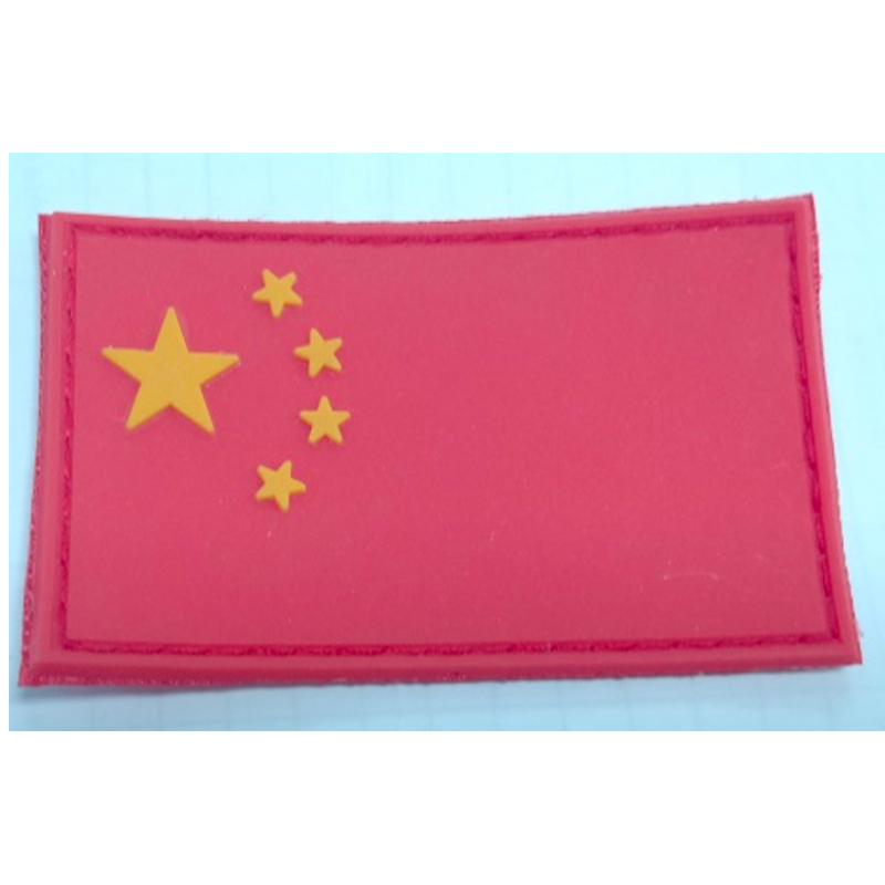 Parche PVC bandera China 1pc