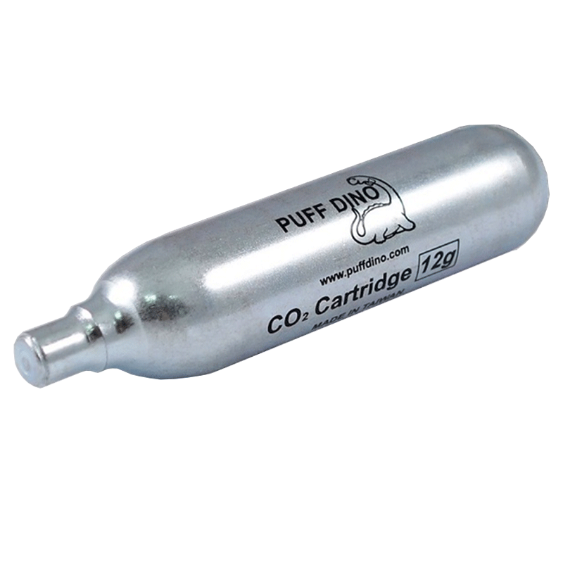 Puff Dino Co2 x5 bombonas Cartridge 12g PDCC12
