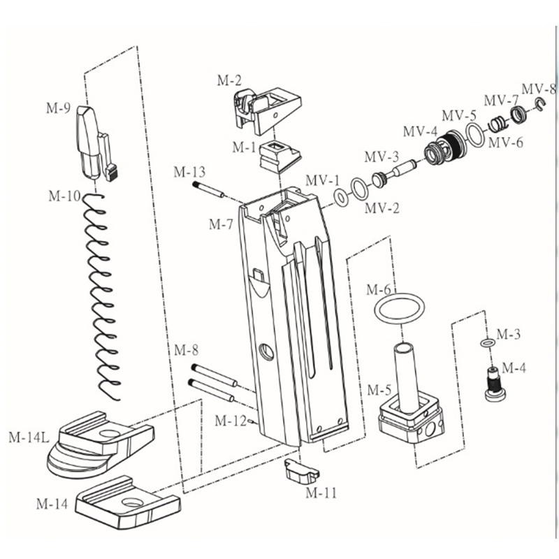 Replacement HFC Rubber gasket for USP HGA-166 M3 R10 4015 charger 