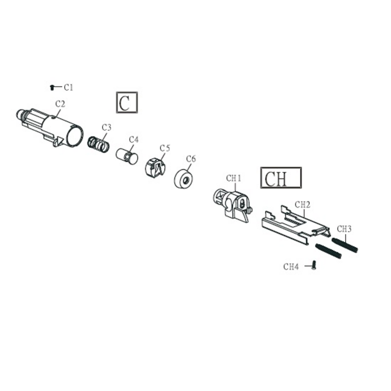 HFC Replacement Part for SIG SAUER HG-170 CB3 M42 G190-7 Pistol 