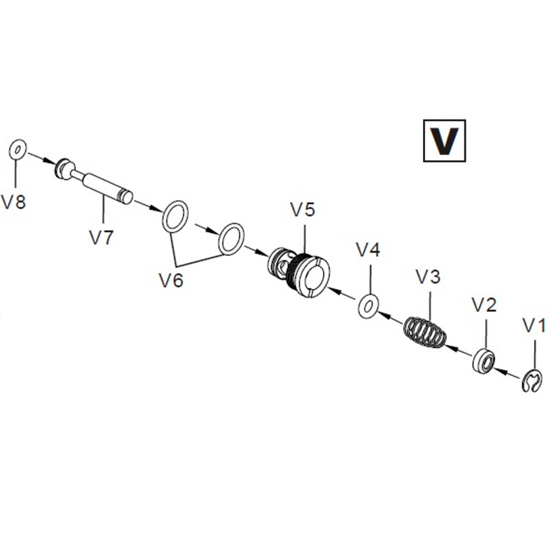 Replacement HFC Outlet Valve for DESERT EAGLE HG-195 V Charger G195-W85-6-1 