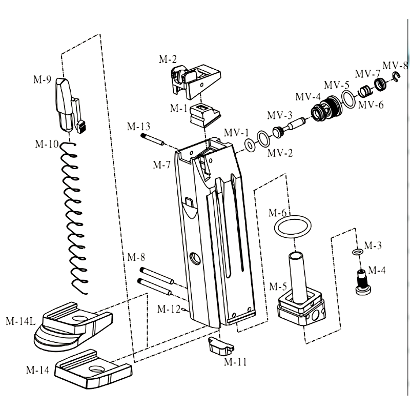 Replacement HFC Outlet Valve for USP Charger HGA-166 MV G203-W85-7 