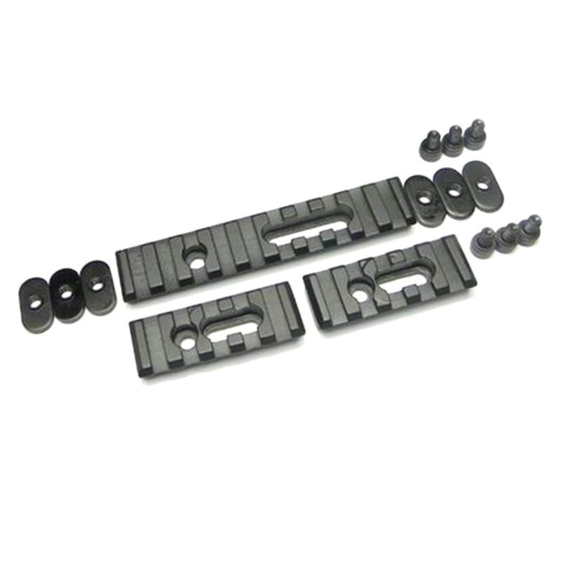 Set de railes metálicos NEGRO