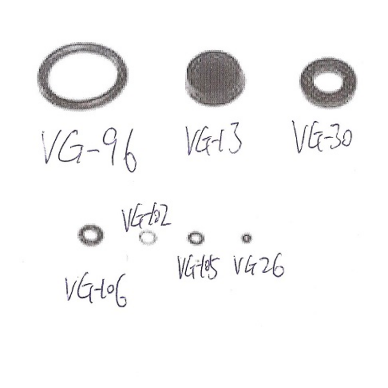 Rubber band set for TM 1911 