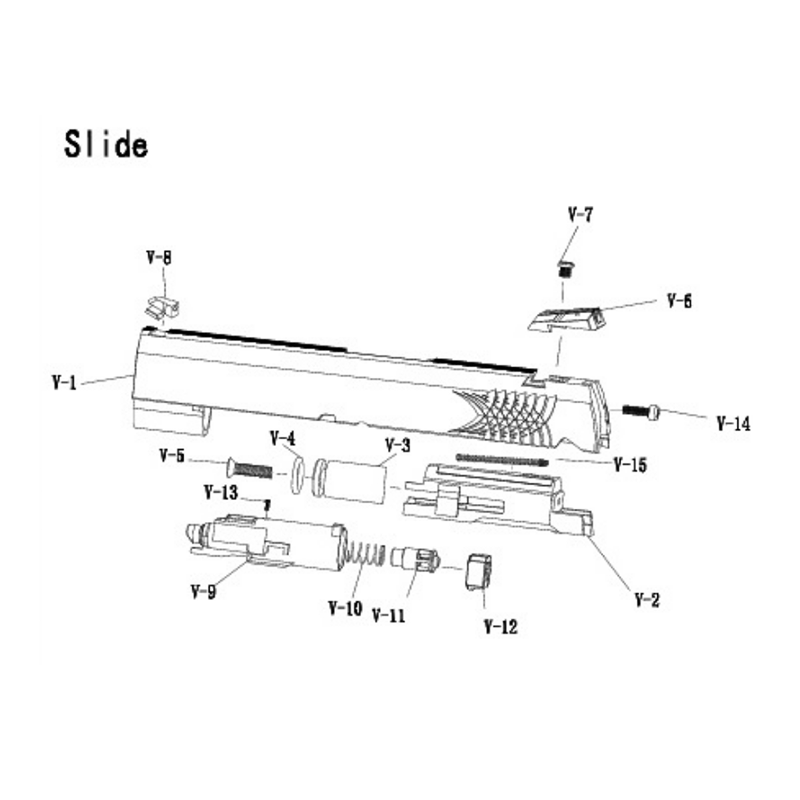 Rubber set for TM Hi-Capa V-62-64-87 