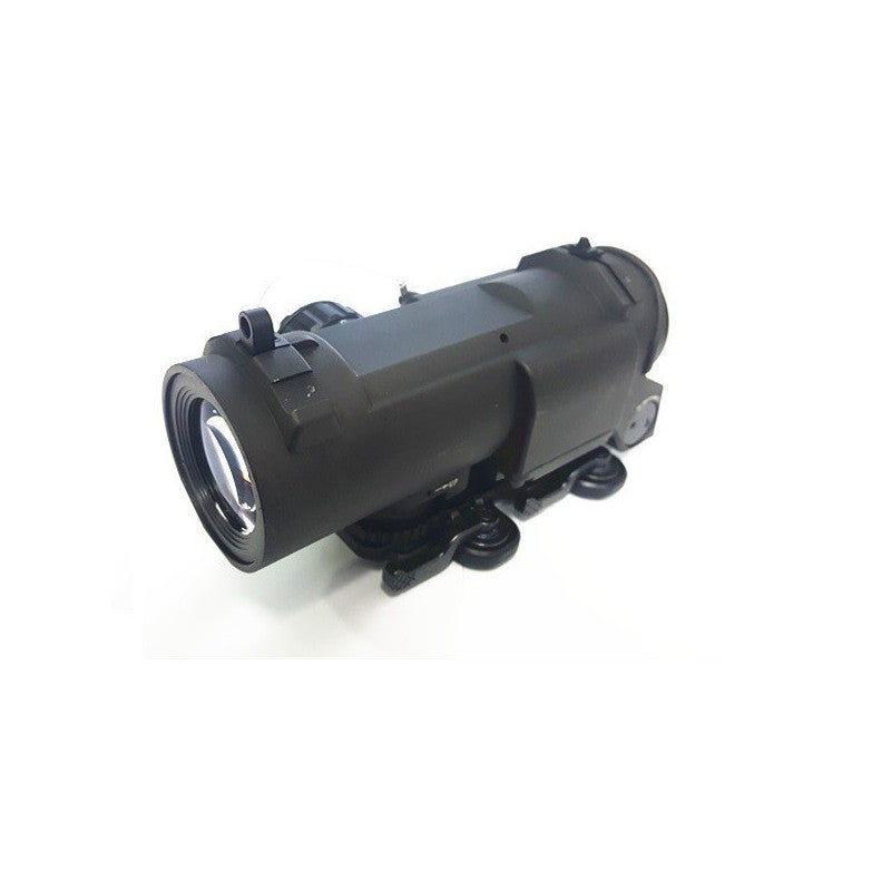 Visor PESADO SPEC 1-4x ojo de pez con funda - BK